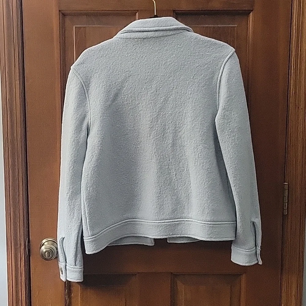 Like New Never Worn Joie Baby Blue Shacket- Wool Blend - Picture 2 of 4